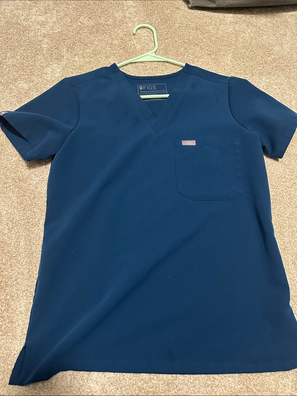 Figs blue scrub top women’s